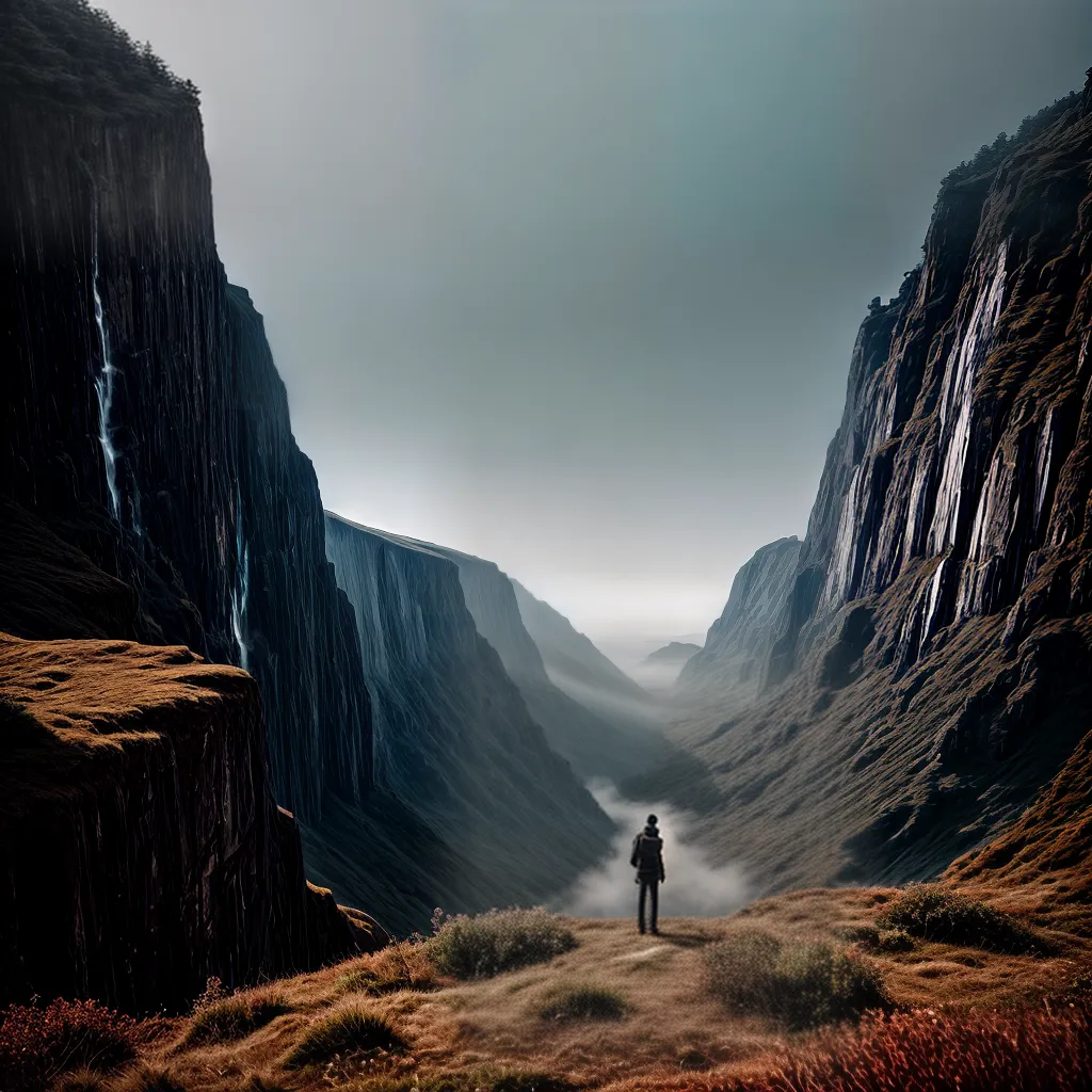 A Profundidade dos Sonhos: Explorando os Lados Humanísticos e Históricos 4 Fotos sonhador silhueta nevoeiro paisagem