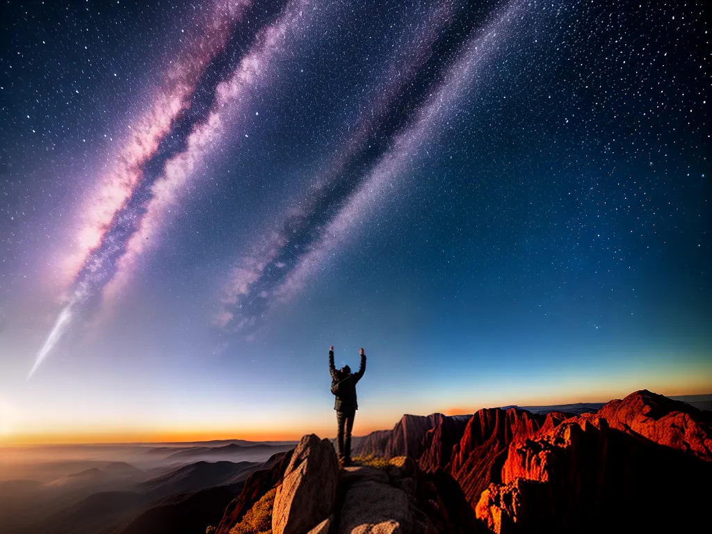 Sonhos: O Poder e a Simbologia por Trás 2 Fotos sonhador simbolico silhueta montanha