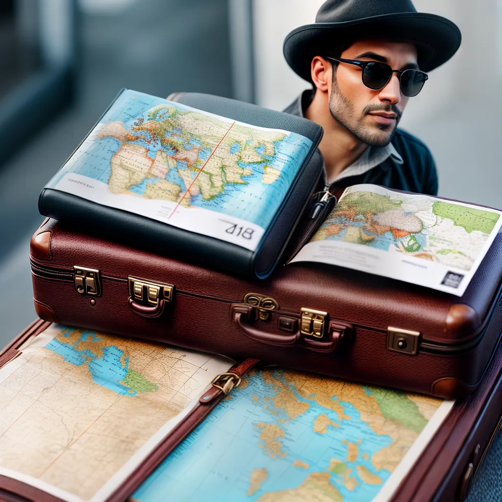 Significado de Sonhar com Viagens: Desvendando as Mensagens dos Sonhos 2 Fotos sonhador viagem mapa chapeu