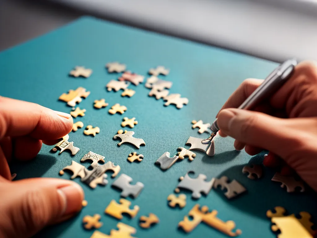 Fotos sonhando enigmas maos puzzle