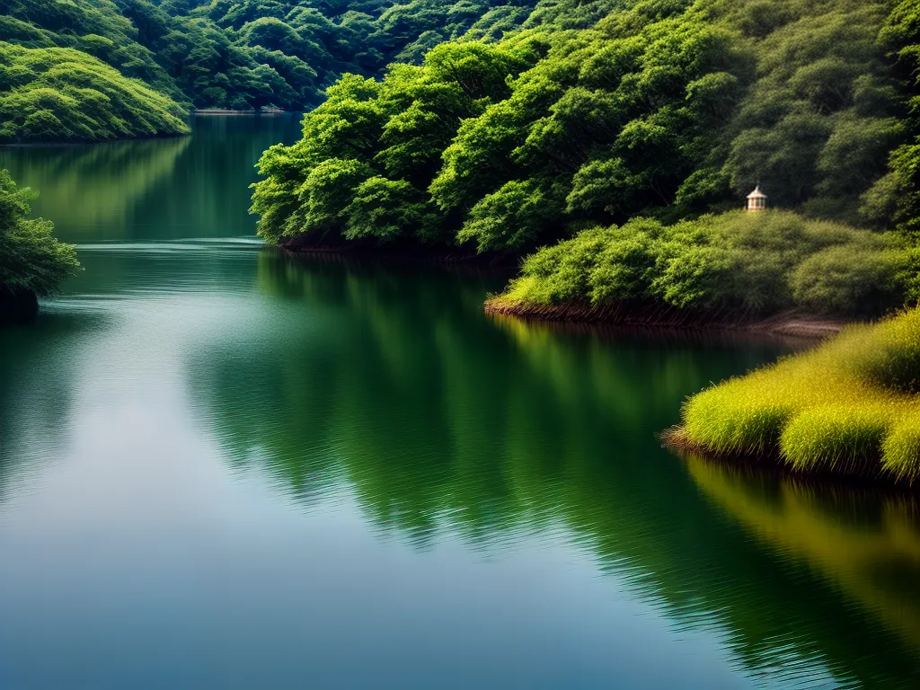 Fotos sonho agua lago natureza serenidade