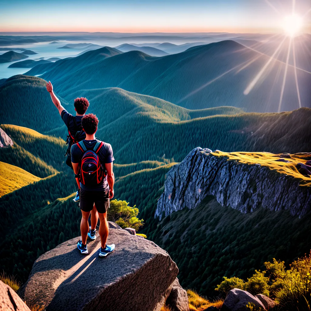 Fotos sonho amanhecer montanha determinacao