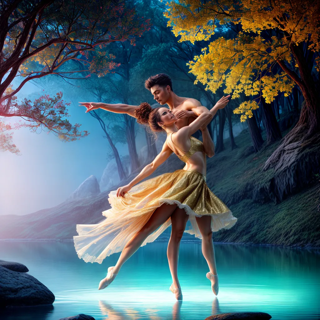 Fotos sonho amor casal danca colorido