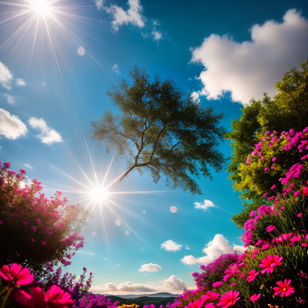 Fotos sonho campo flores simbolos luz