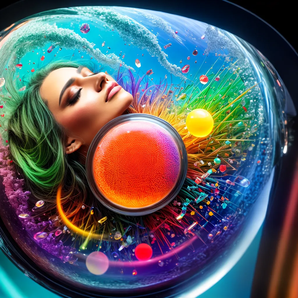 Fotos sonho ciencia ilustracao colorida