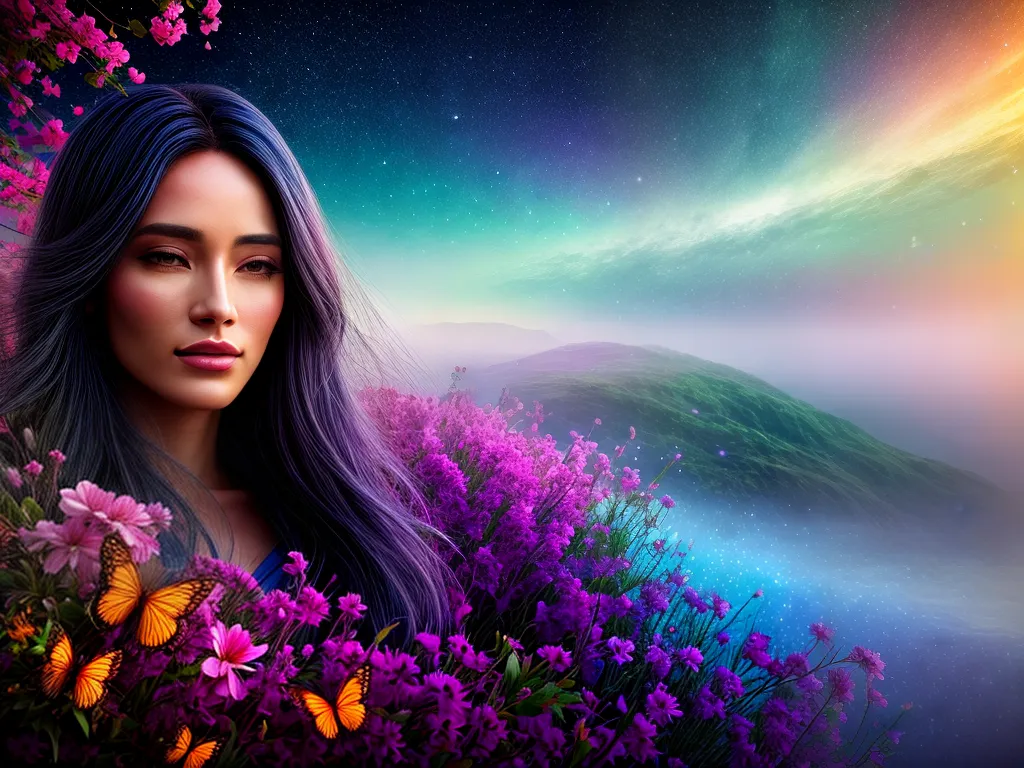 Fotos sonho colorido flutuante misterioso
