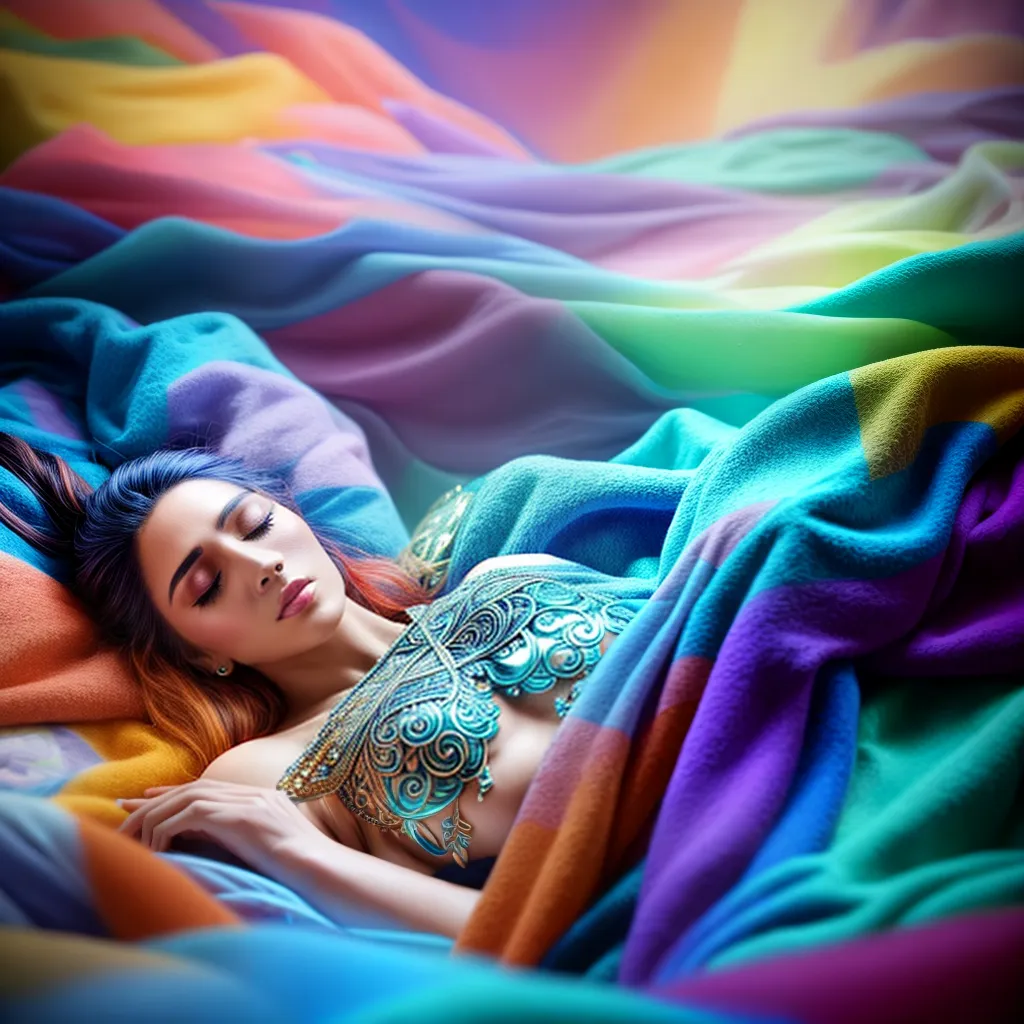 1. Desvendando os mistérios dos sonhos: significados e interpretações 6 Fotos sonho colorido pessoa deitada 19