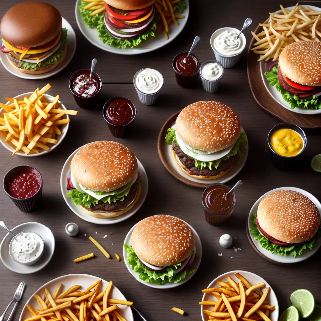 Fotos sonho comida rapida conflito