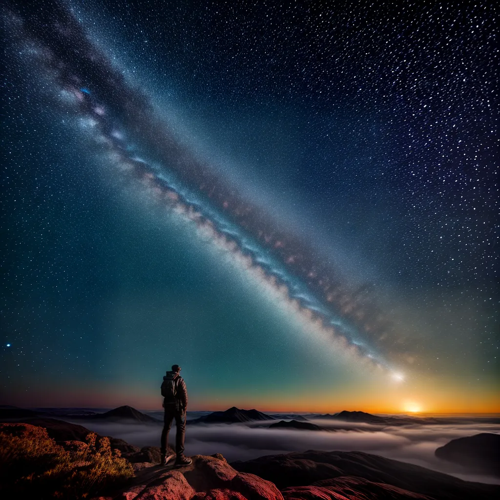 Fotos sonho cosmico profundidade revelada