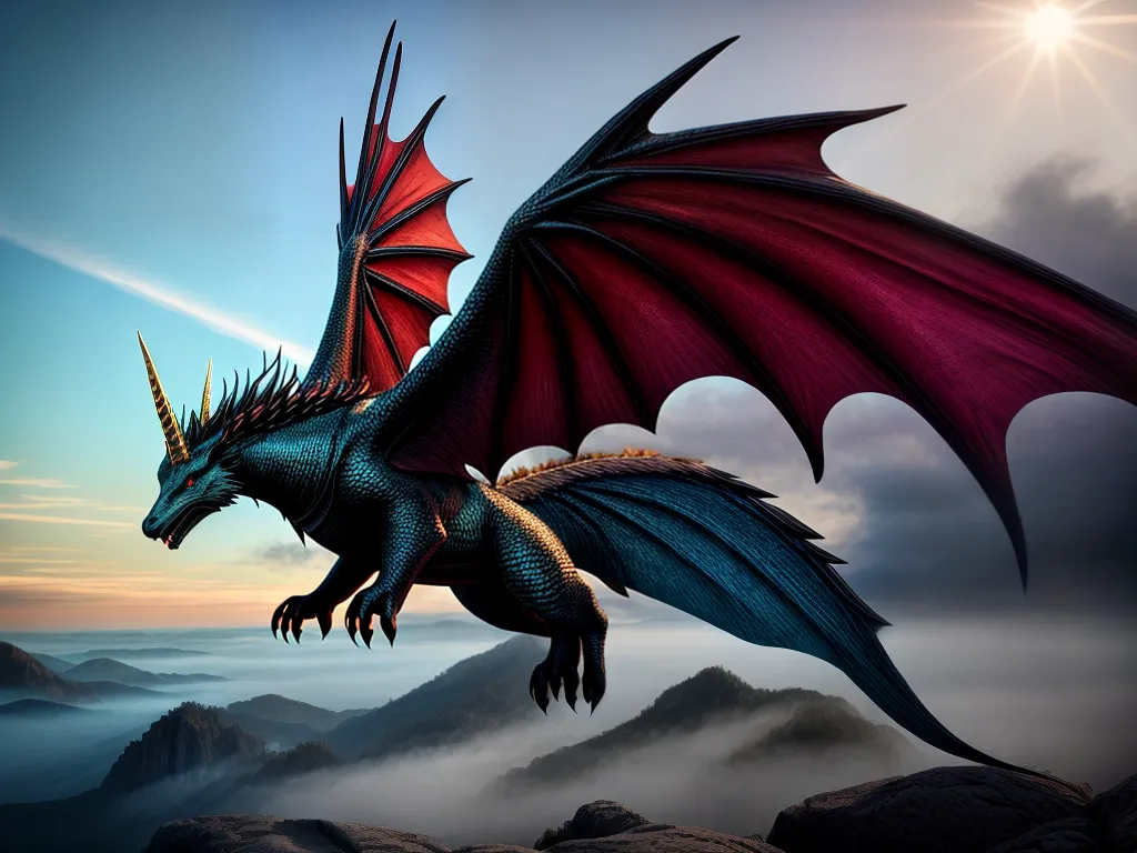 Fotos sonho dragao voo magico