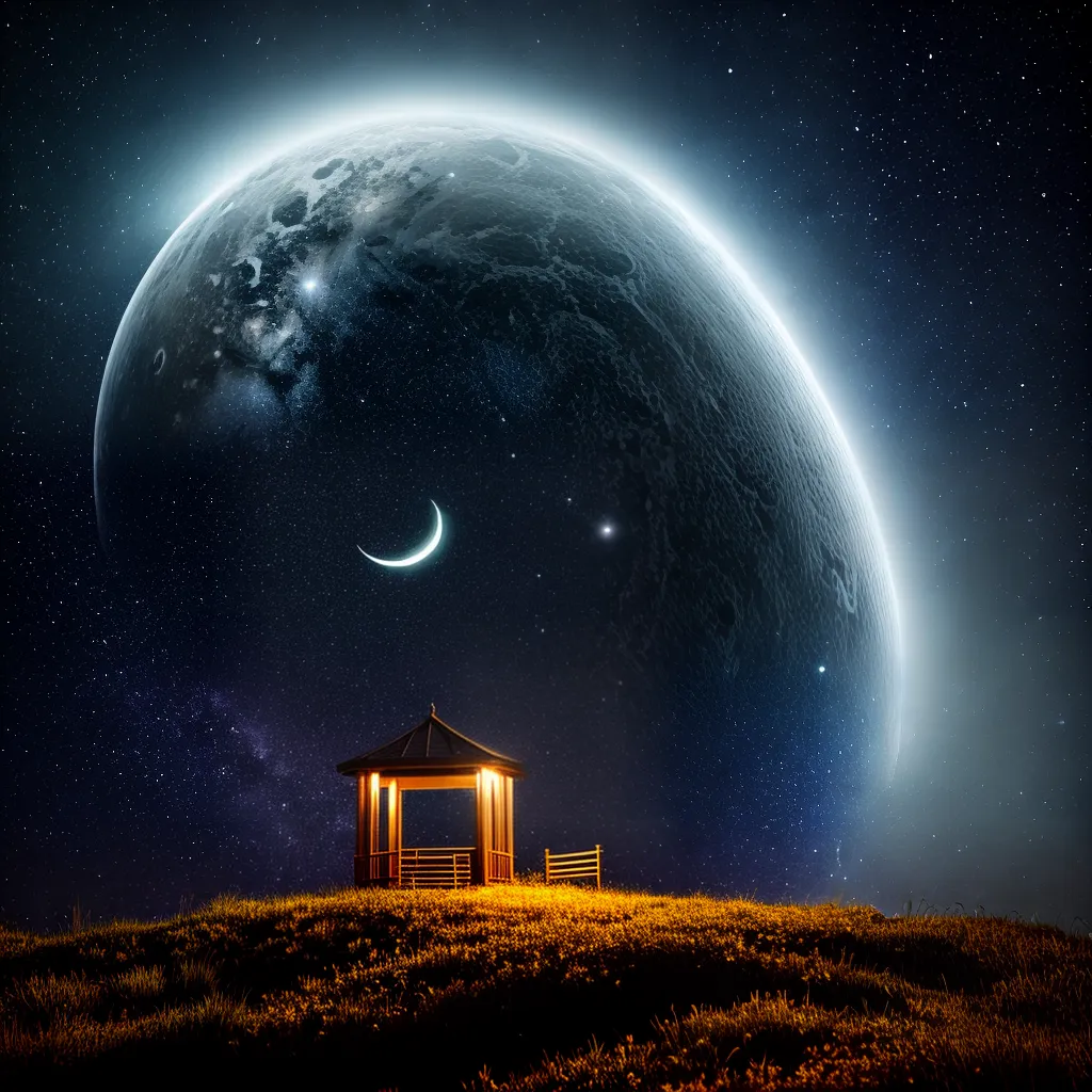 Fotos sonho estrelas lua dormindo