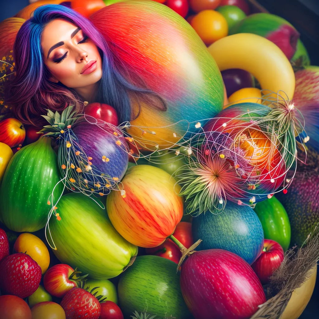 Fotos sonho frutas plantas ilustracao
