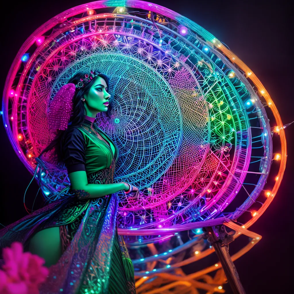 Descubra o Significado dos Sonhos: Inovação e Identificação Incríveis! 6 Fotos sonho futurista luzes neon