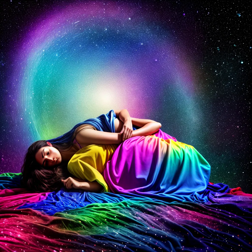 Descubra os Poderosos Ensinamentos por Trás dos Sonhos 3 Fotos sonho galaxia colorida elementos simbolicos