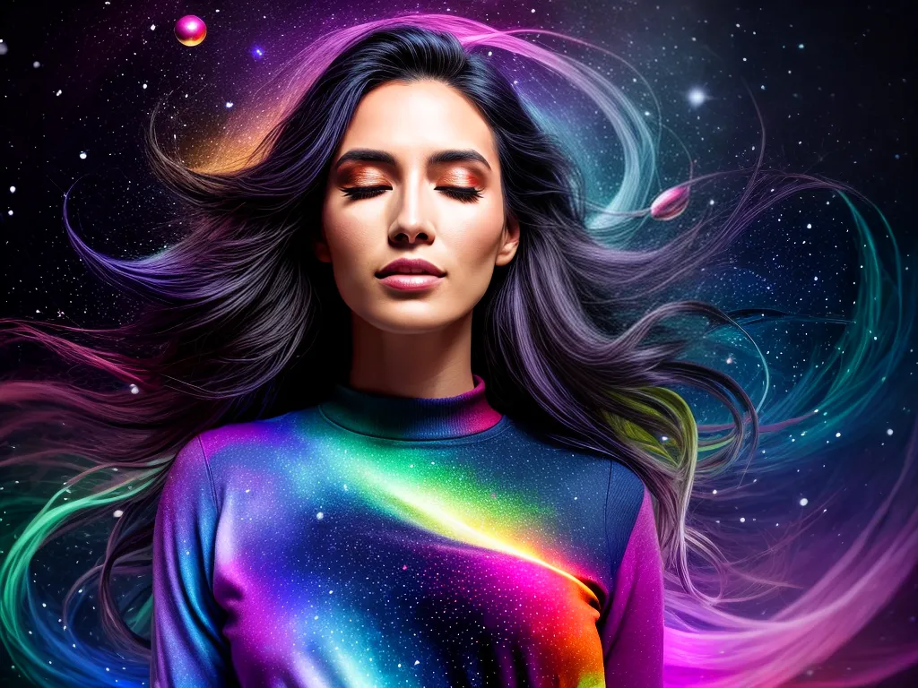 Fotos sonho galaxia colorida simbolos 1