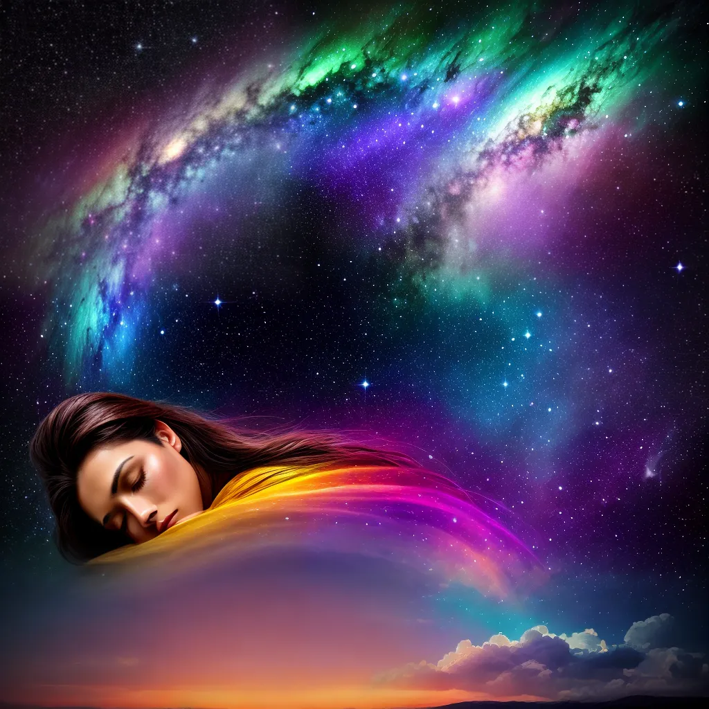 Fotos sonho galaxia ilustracao surreal