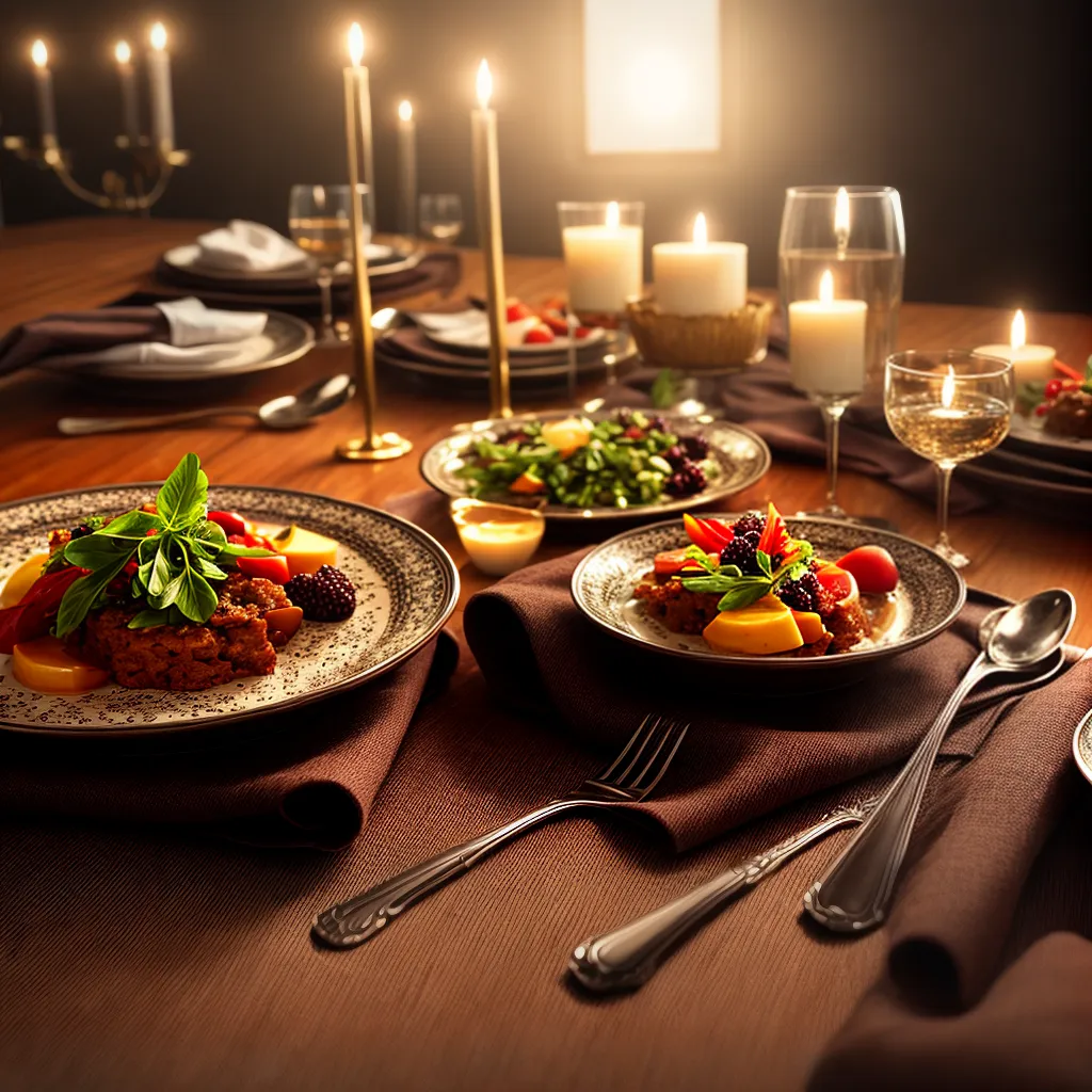 Fotos sonho gastronomico mesa colorida