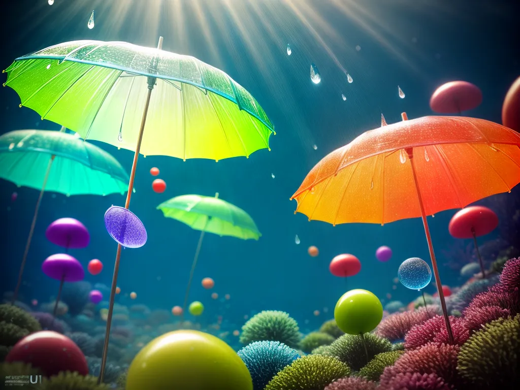Fotos sonho geleia umbrella colorido