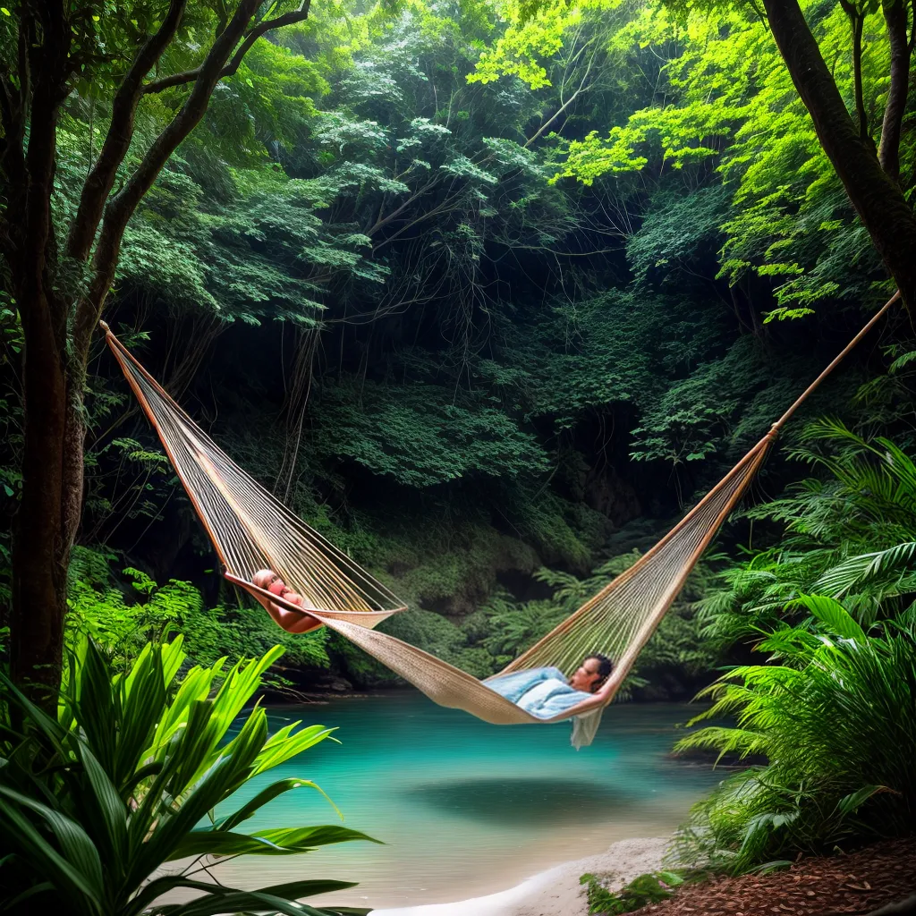 Fotos sonho hammock jungle macacos