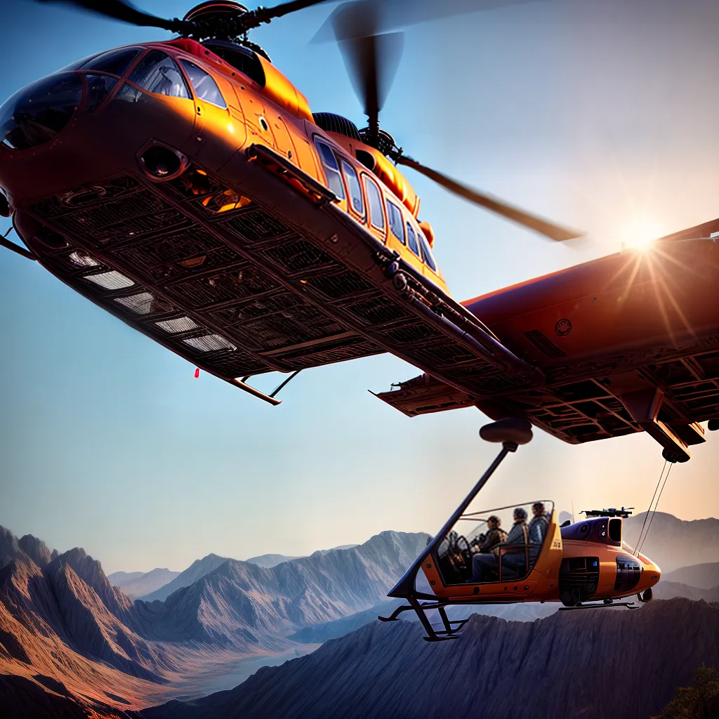 Fotos sonho helicoptero colorido