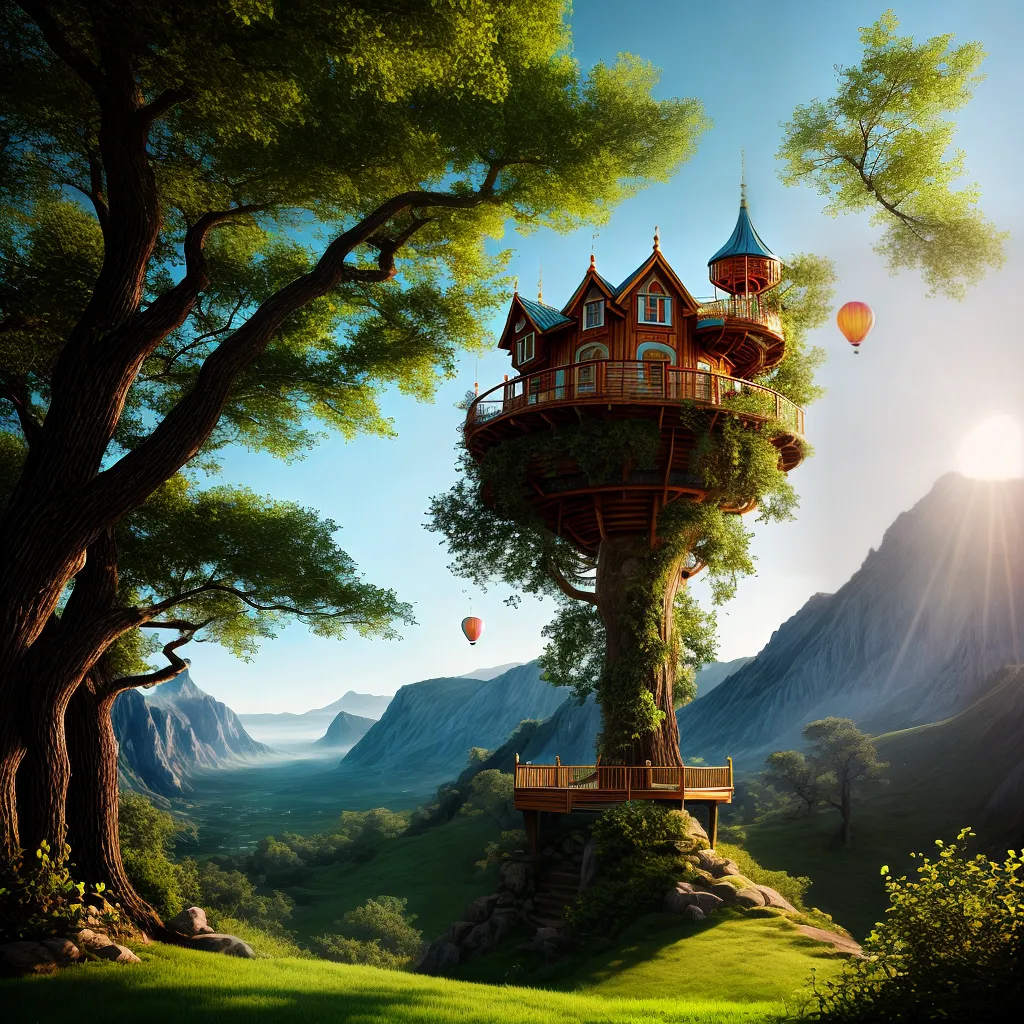 Fotos sonho infantil baloes carrossel casa arvore