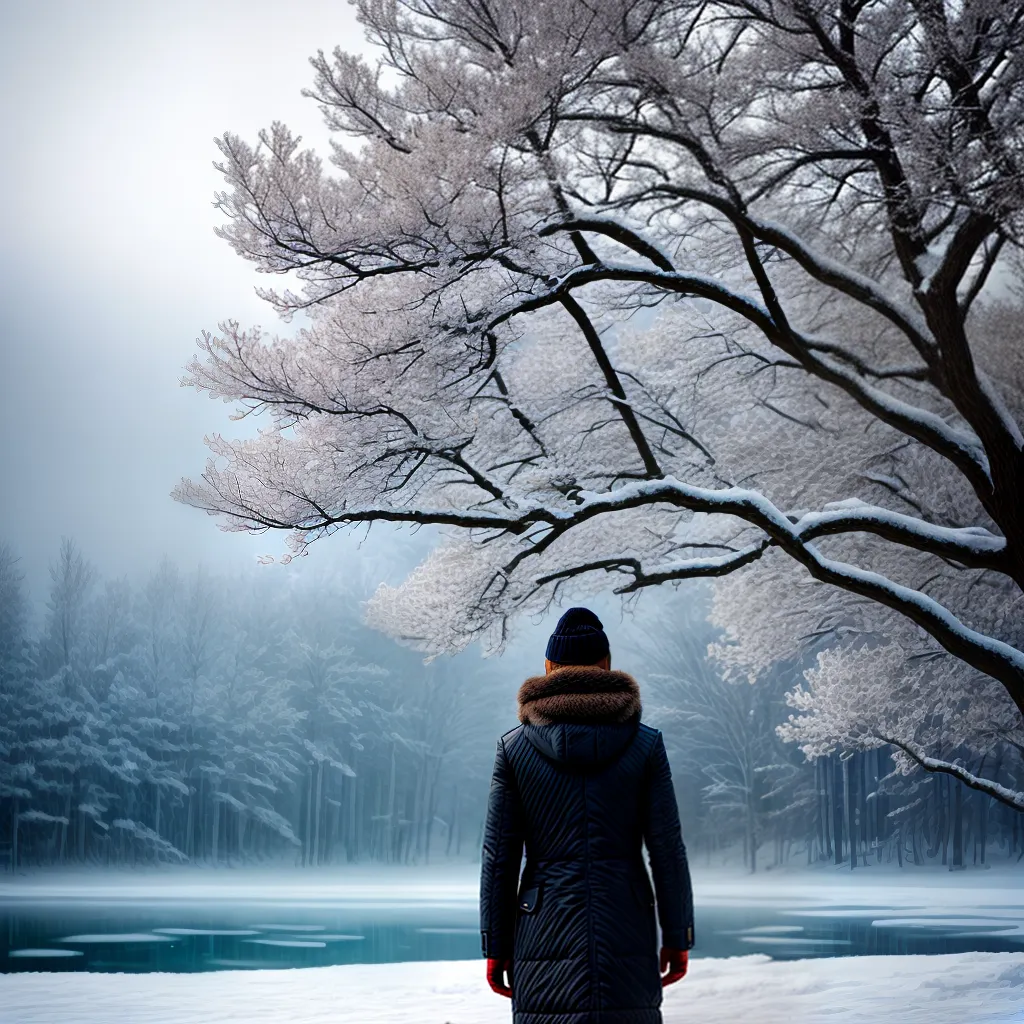Fotos sonho inverno paisagem gelada