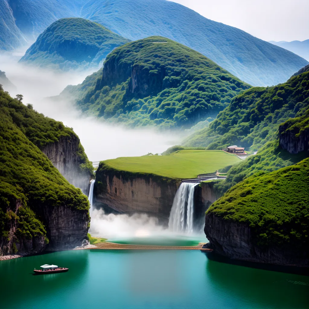 Fotos sonho lago azul sustentabilidade