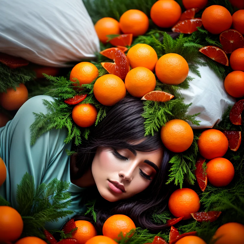 Desvende os Mistérios dos Sonhos: Significado de Sonhar com Laranjas e Algas 3 Fotos sonho laranjas algas cama