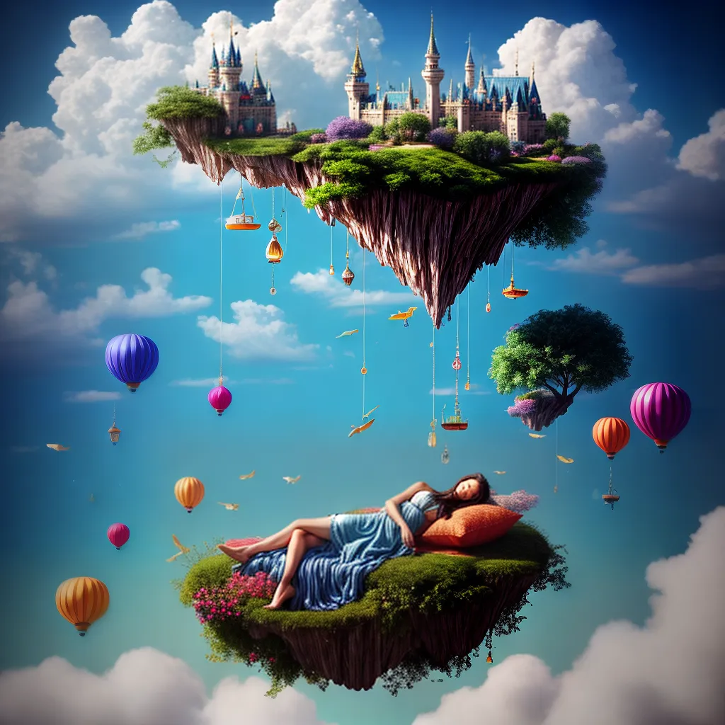 Desvende o Enigma dos Sonhos: Conheça suas Significações 5 Fotos sonho misterioso ilustracao surreal 1