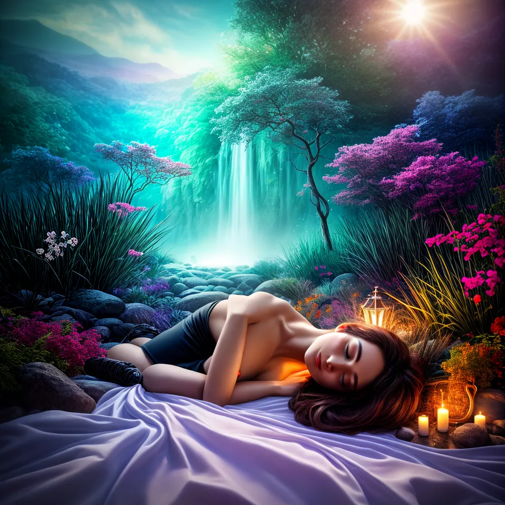 Fotos sonho mistico paz dormir