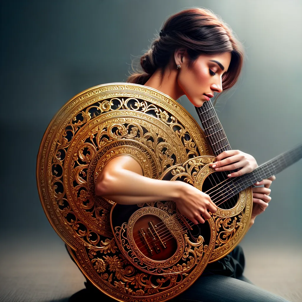 Fotos sonho notas musicais balalaika russa