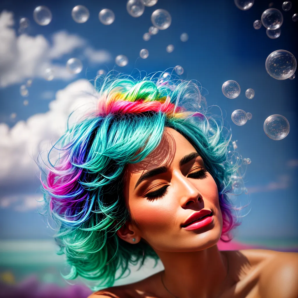 Fotos sonho nuvem colorida simbolos 1