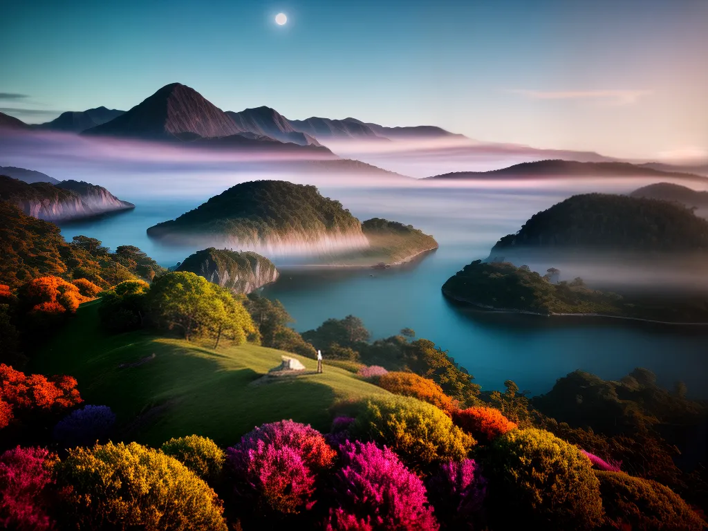 Fotos sonho nuvem colorida unicornio lua