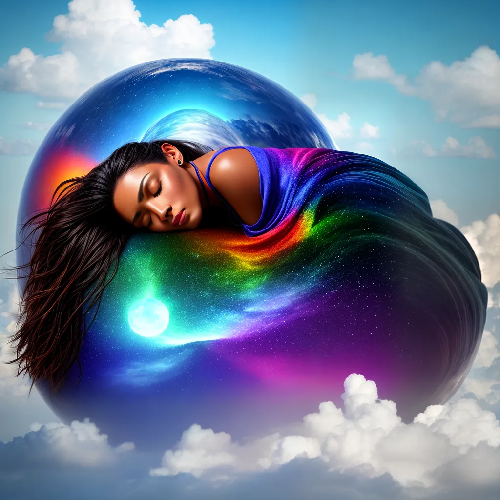 Decifrando a Linguagem Noturna: O Significado Oculto dos Sonhos 5 Fotos sonho nuvem ilustracao surrealista 2