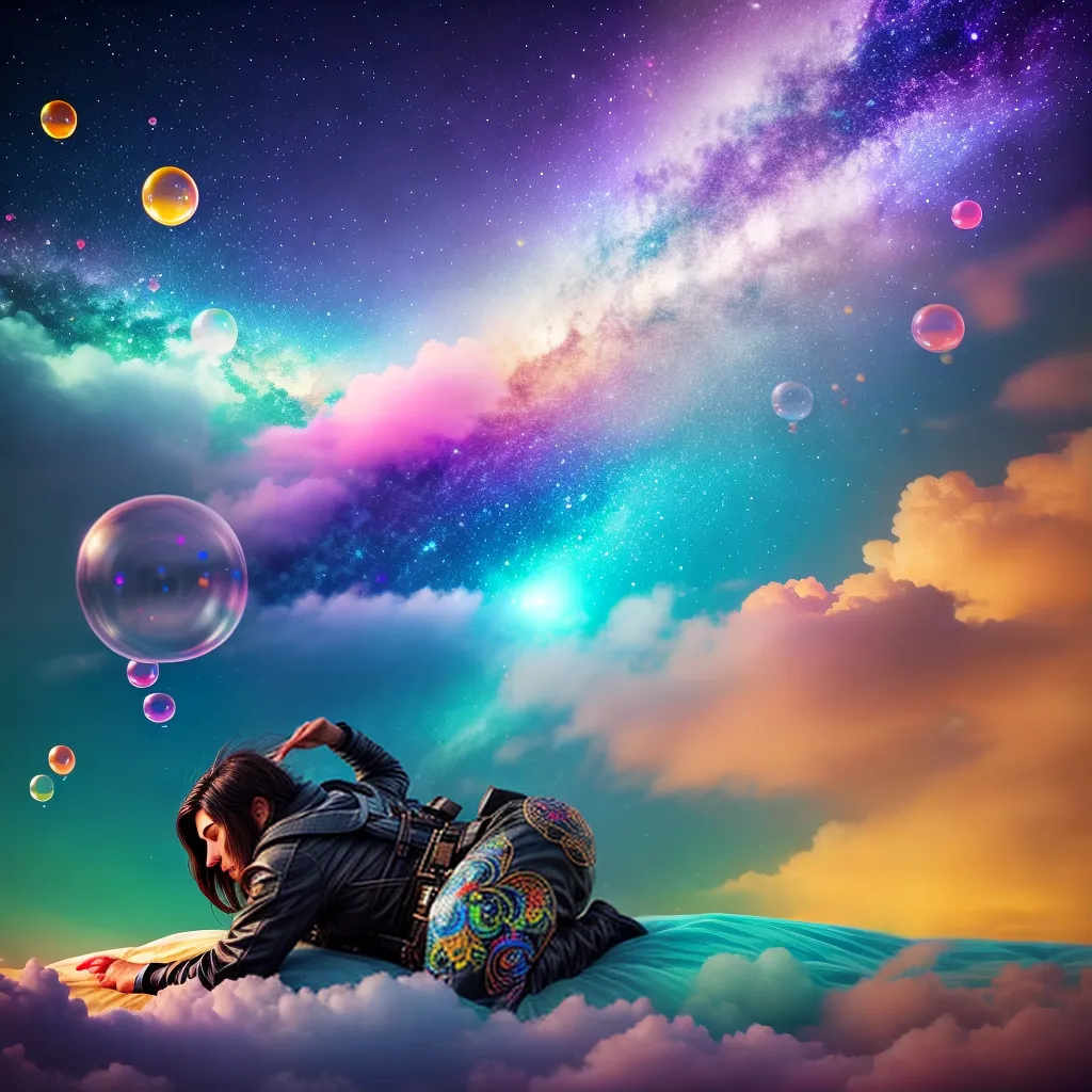 Fotos sonho nuvem simbolos coloridos 7