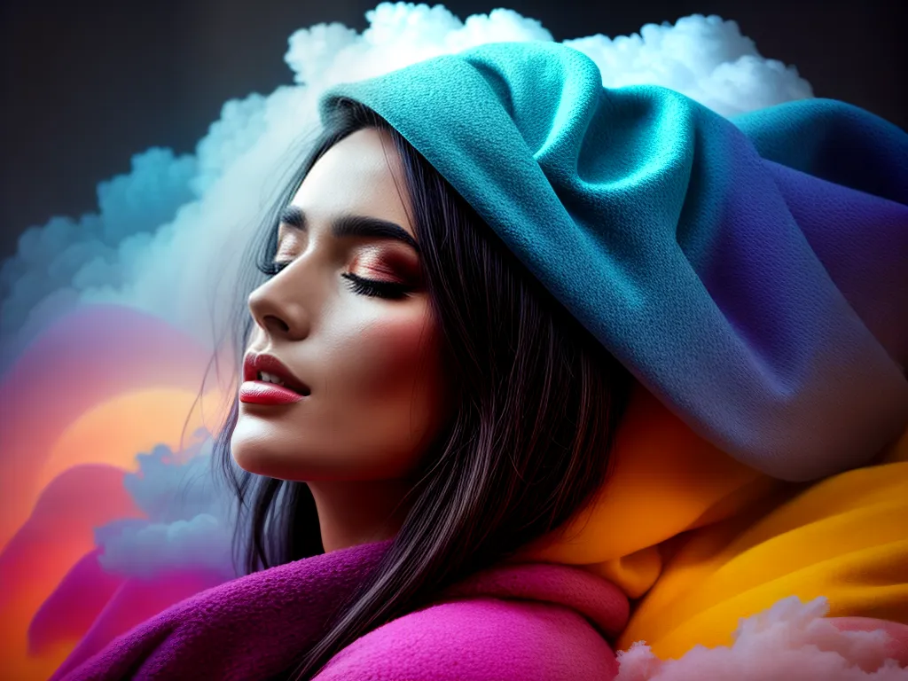 Fotos sonho nuvens coloridas serenidade
