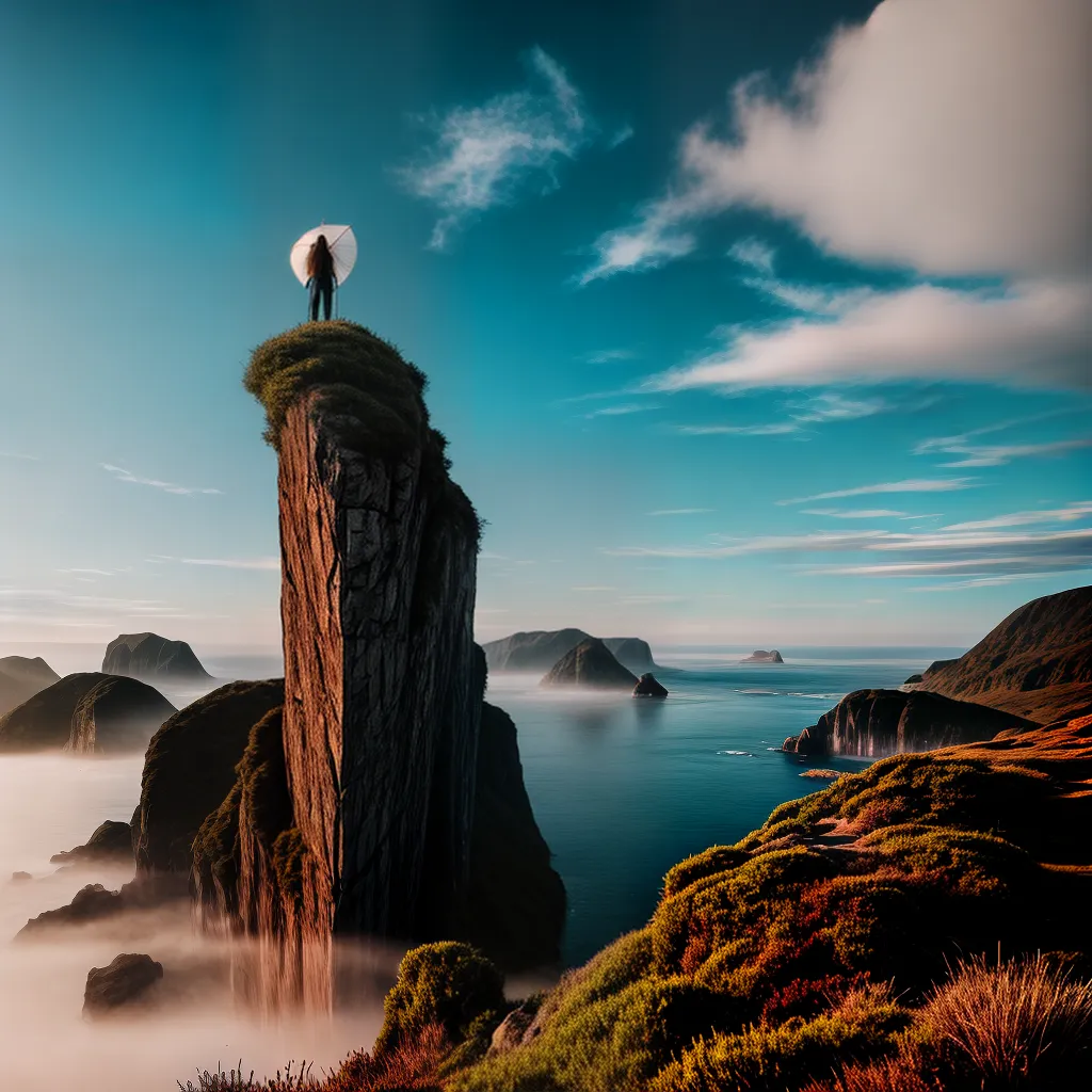 Fotos sonho oceano funil surreal