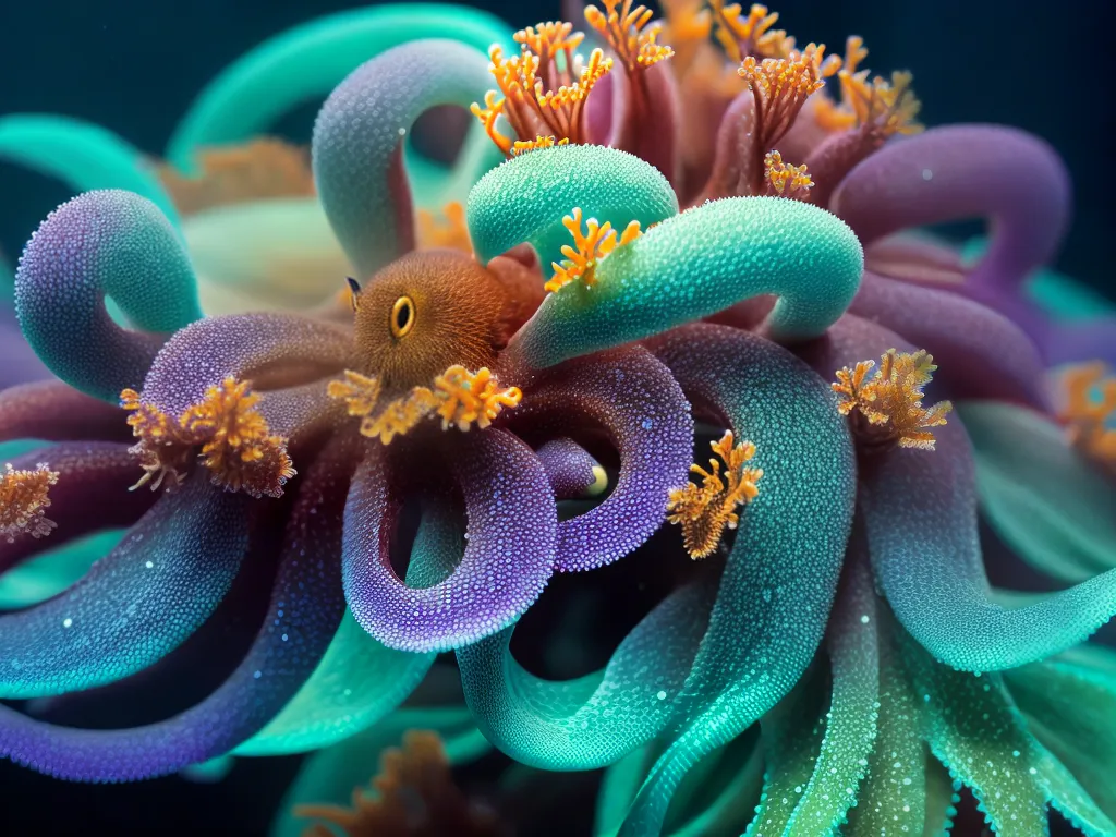 Fotos sonho octopuses nadando unidos