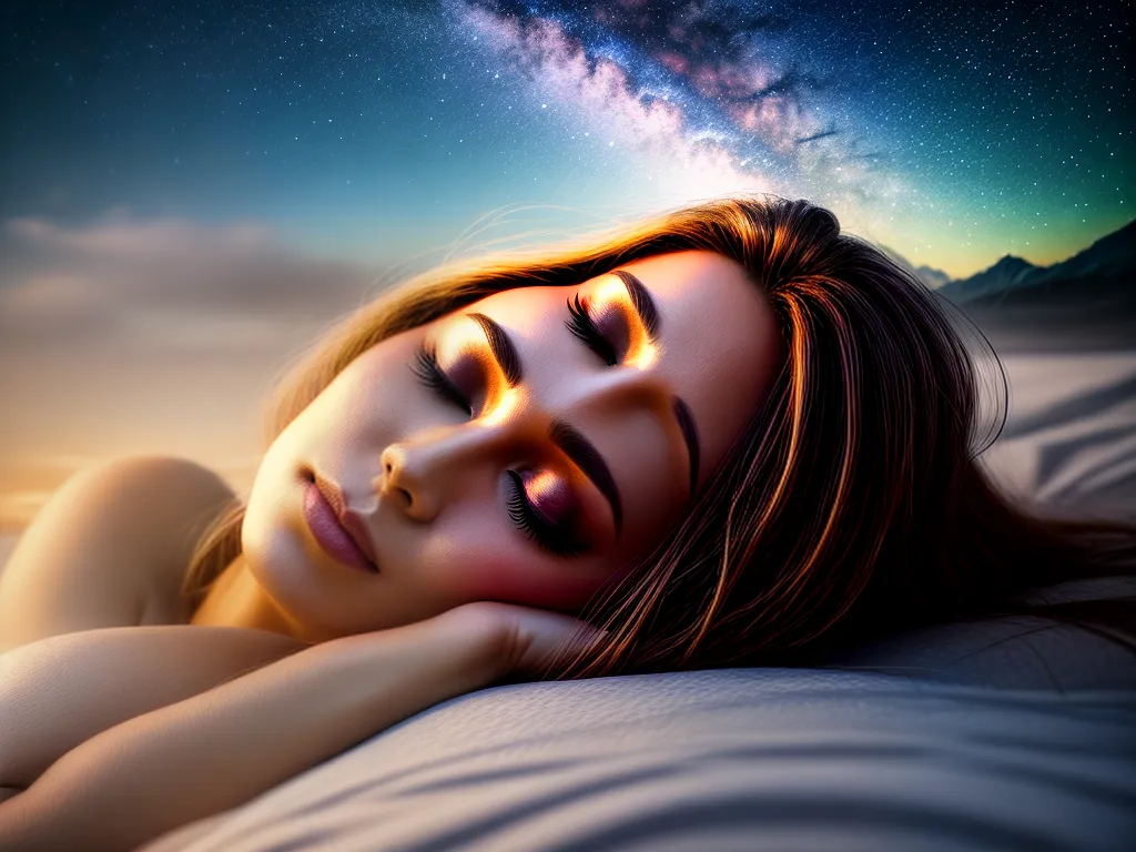 Fotos sonho paz cama nuvens estrelas 3