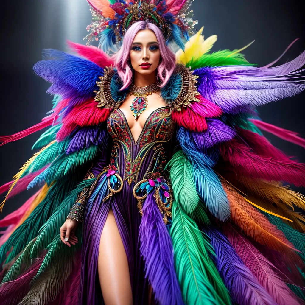 Fotos sonho personagem fantasia colorida