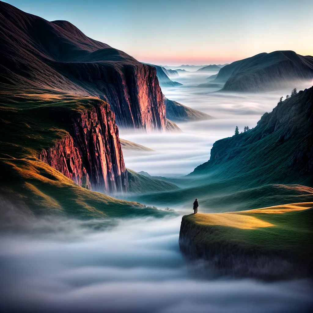 Fotos sonho pessoa cama paisagem surreal 4