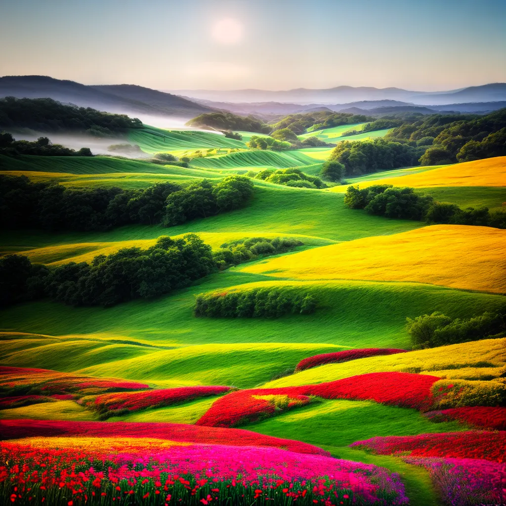 Fotos sonho pintura campo fragrancia