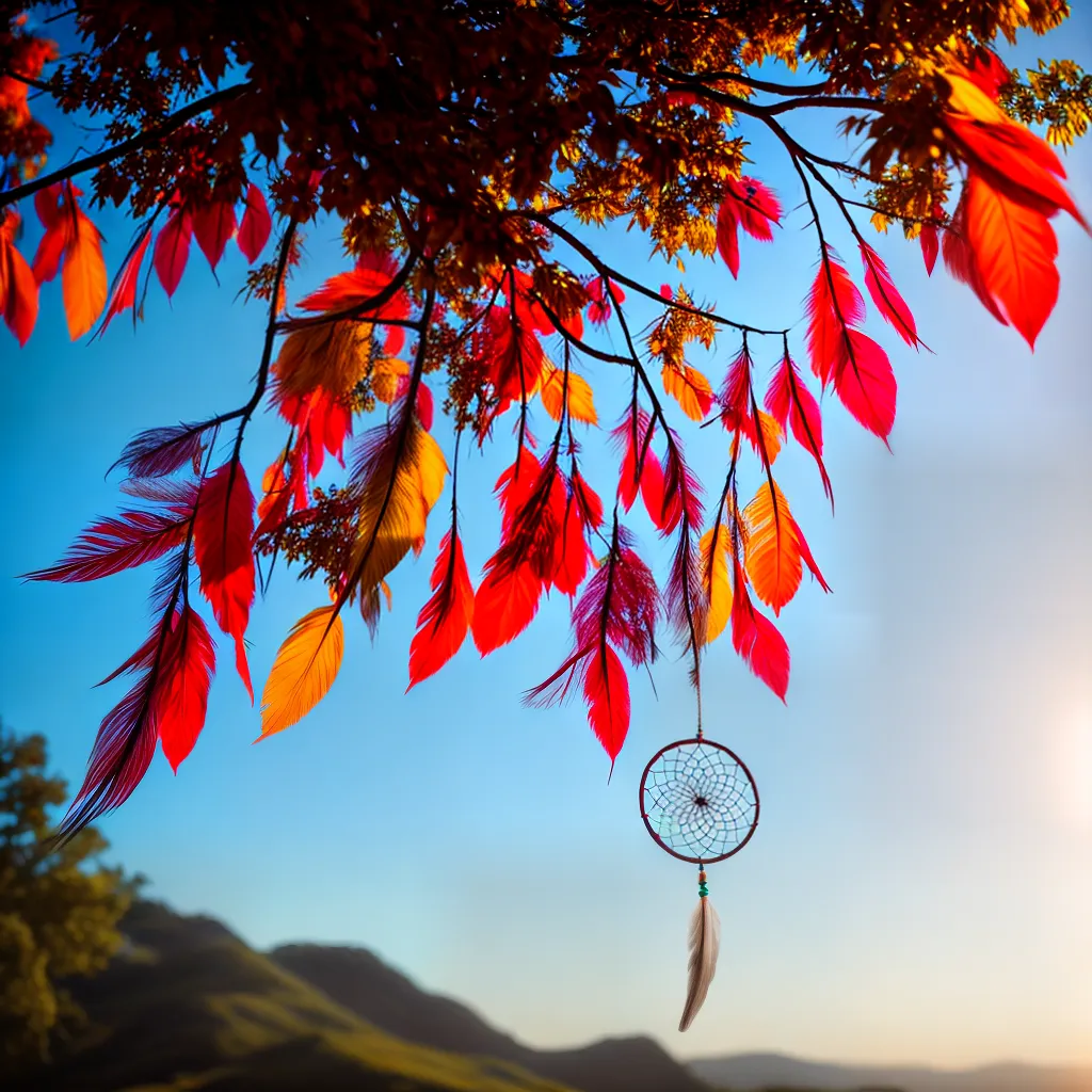 A Harmonia dos Sonhos: Descubra seu Significado Oculto 3 Fotos sonho por do sol teia pena