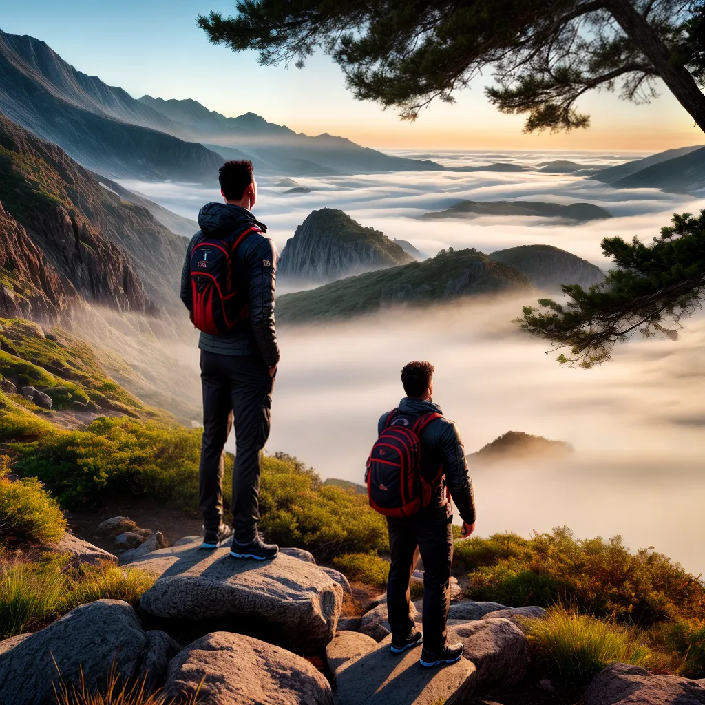 Descubra alegria nos seus sonhos - qual é o significado? 2 Fotos sonho realizado amanhecer montanha 1