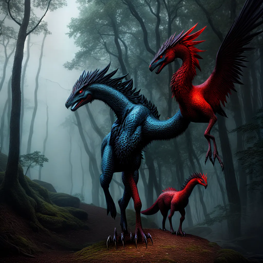 Qual o Significado de Sonhar com Vampirismo e Velociraptor? 4 Fotos sonho simbolos floresta velociraptor vampiro