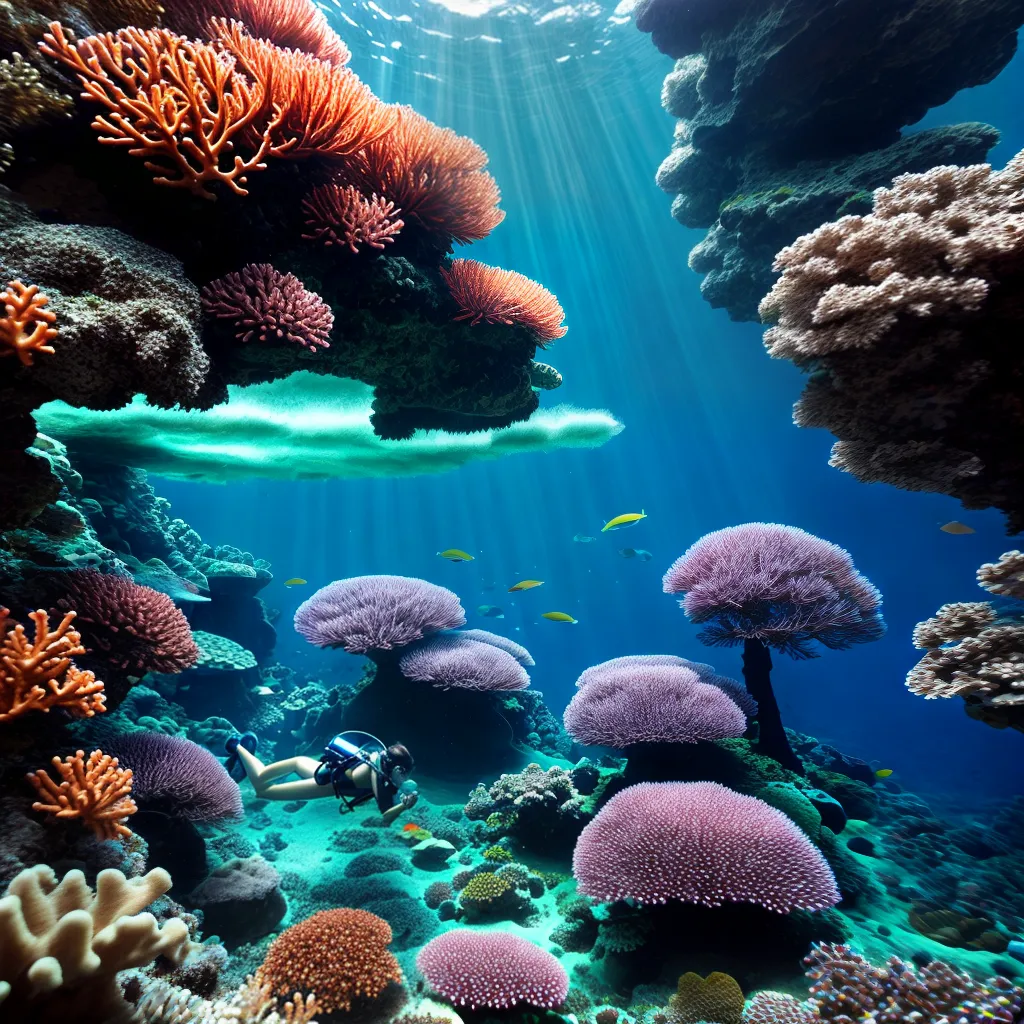 Fotos sonho subaquatico recifes vida marinha
