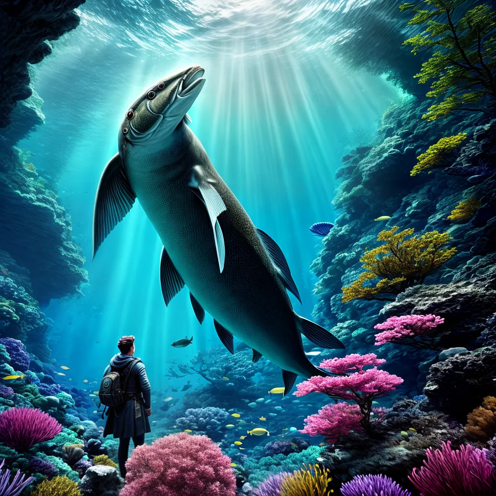 Fotos sonho submarino coelacanto misterio