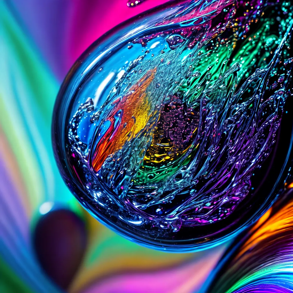 Fotos sonhos coloridos gotas vidro