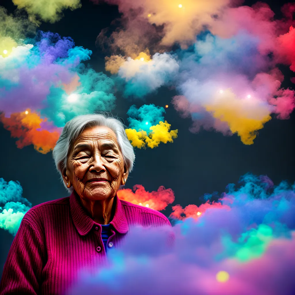 A Velhice nos Sonhos: Visões, Valores e Terceira Idade 2 Fotos sonhos coloridos idoso dormindo