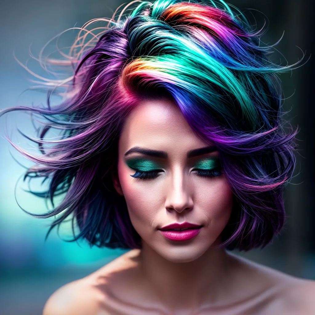 Fotos sonhos coloridos olhos fechados